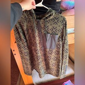 Ascend Fleece Button down with hood